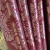 Tenda Tende jacquard di lusso europee per soggiorno Tende beige Pannello per finestre Camera da letto ad alta ombreggiatura