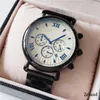 2023 nouvelle marque originale affaires montre pour hommes classique boîtier rond montre à quartz montre-bracelet horloge recommandée q3