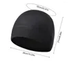 Campo de bicicleta Hard Hard Hand Hat Feller Mens Winter Skull Cap Beanie Retenção térmica e performance Hortigo de umidade. Perfeito para correr