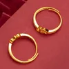 Ringen voor vrouwen vergulde sierlijke gouden sieraden vrouw roestvrijstalen ringen luxe designer accessoires voor vrouwen mode gouden ring yw001521