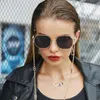 Chaîne de lunettes de soleil pour femmes, mode Anti-chute, lanière irrégulière, tendance féminine, cadeau d'anniversaire de luxe