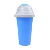 Summer Squeeze Cup Homemade Juice Water Bottle Smoothie Sand Cup Pinch Fast Cooling Magic Ice Cream Slushy Maker Beker