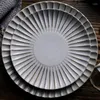 식기 세트 Kinglang Japanese Creative Steak Plate Western Retro Dish Home Round Pasta Tables Plated Plate