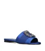 Flat Luxury designer sandal women slipper shoes Martamod Crystal Buckle Slide Sandals satin Jewel Square outdoor Comfort flats slip on 35-43 S54U