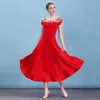 Scene Wear Est Fashion Women Ballroom Dance Dress for Dancing Waltz Tango Standard Girl's S-XXL