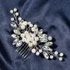 Hårklipp Vit Pearl Comb Wedding Hairpins For Women Girl Jewelry Accessories Clip Care Products Beauty Personal Hairpin