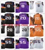 2021 Basketball Jerseys Devin 1 Booker City Black Purple Earned White Orange Color Breathable Sports Men Women Kids Youth