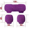 Housses de siège de voiture housse en peluche avant arrière flocage tissu coussin anti-glissière Auto accessoires Universa protecteur tapis tapis