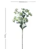 装飾的な花1pc人工植物高山雪の壁の装飾緑の葉のプラスチック製の偽の植物ホームガーデンデコレーション