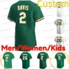 Custom 28 Matt Olson Trikot 26 Matt Chapman Ricky Henderson Reggie Jackson Khris Davis Fiers 50 Baseball -Trikots Männer Frauen Kinder Kinder