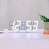 Duvar Saatleri 3D LED Dijital Saat Aydınlık Basit Moda Çok Fonksiyonlu Yaratıcı USB Plug-In Elektronik Ev Dekorasyonu