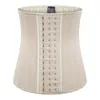 Women's Shapers Short Rubber Waist Shaper Cincher 25 Bones Body Women Gorset Beige Hollow Out Plus Size Latex Trainer Corset 3XL