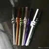Кальянные цветные спиральные аксессуары с прямой соломой