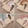 Dekoracje ścienne DIY ROPE Rainbow WALL WAKING Dekoracja ręcznie robiona tkanina Rainbow Decoration Nordic Ornament Pokój dziecięcy Akcesoria salon 230317