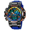 Wristwatches STRYVE Fashion Men's Sport Watches Shock Resistant 50M Waterproof Wristwatch LED Alarm Stopwatch Clock Military Watches Men 8025 230316