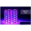 2016 Bandes Led 3528 Smd Étanche 60 Ledsm 300Leds Chaud Blanc Froid Rouge Vert Bleu Jaune Rgb Flexible Strip Light Avec 44Key Ir Remote Dhrgx