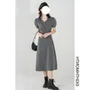 Abiti casual Internet Celebrity Same Style Polo Dress Women's Summer 2023 Shirt Niche Waist Design Chinese