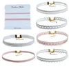 Choker ISINYEE 6 Pcs/sets Fashion Embroidery Lace Flower Tassel Chocker Necklace For Women Collier Bijoux Statement Dainty Jewelry