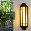 Lampada da parete da giardino Grandi luci da esterno E27 Led Illuminazione stradale impermeabile Imitazione marmo El Sconce Cancello del dipartimento