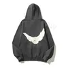 2023 Designer Kanyes Classic Wests Luxury Hoodie Three Party Joint Name Peace Dove Printed Mens And Womens Yzys Vintage Pullover Sweater Hooded