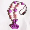 チェーンシリコンの歯が生えるキャリアTeether Toys -Silicone Crown -Flash Sale！Silicone Rayal Babywearing Accessory！