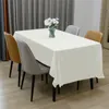 Plastic Disposable Table Covers Solid Color Tablecloth Birthday Party Wedding Christmas Table Cover Wipe Desk Cloth Decor Covers