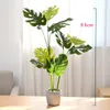 Dekorative Blumen Künstliche große Pflanzen Simulation Palme Topf Kunststoff Banyan Bonsai gefälschte Blume Büro Party Home Decor Zubehör