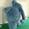 Elefante de balão de pelúcia de pelúcia personalizada com soprador para decoração de stagedesign