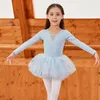 Stage Wear Ballet Dance Dress For Girls Performance Costume Tutu Practice Ballerina Clothes JL1849