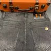 بنطلون جينز للرجال سراويل غير رسمية كبيرة سلة ساق مستقيمة الفاخرة الفاخرة المعدنية الأعمال الدنيم السوستة ACSS Control Sweatpants NYBV