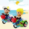 Tiktok party favorise le même type de tricycle cascadeur de célébrités en ligne jouet voiture électrique lumière musique bébé garçon fille