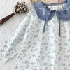 Kinderen shirts kinderen babymeisjes bloemen shirt lente herfst kinderen baby meisje lange mouw drukhirt shirt shirt kinderen meisjes kinderkleding shirt 230317