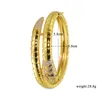 Bangle Women's Hand Bracelet For Jewelry Snack Fashion Gold-plated Opening Adjustable Customized African Dubai Accessory