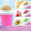 Summer Squeeze Cup Homemade Juice Water Bottle Smoothie Sand Cup knijpen snelle koeling Magic Ice Cream Slushy Maker Beker