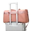 Duffel Bags A nova versão coreana da bolsa de viagem de lingge curta distância de grande capacidade de lazer Backpack Luminous Laser Lattice Luggage 230316