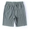 Męskie spodenki Summer Men Linen Bawełniane spodenki chiński styl plus rozmiar duży 10xl 11xl 12xl Shorts Casual Men Home Stretch Krótki szarości 52 G230316