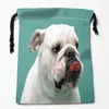 Sacs de rangement drôle chien cordon personnalisé imprimé recevoir sac taille 18X22cm