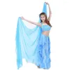 Stage Wear Belly Dance Clothing Women Dancewear 2pcs Outfits For Top Skirt Costumes Girls