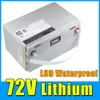 72V motorfiets scooter lithium -ionbatterij met LCD waterdicht