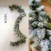 Dekorativa blommor jul konstgjorda växter 180 cm cedar bälte vinrank