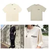 Designer Tide essent sport t-shirt poitrine lettre imprimé laminé essentail manches courtes High Street Loose Oversize Casual essen T-shirt 100% pur coton essentiel Tops