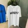 Summer Mens Designer T Shirt Casual Man Tees z literami Drukuj krótkie rękawy