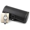 Watch Boxes & Cases Travel PU Leather Cylinder 3 Storage Case Jewelry Box Organizer HolderWatch