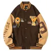 Männer Jacken Männer Frauen Brief Stickerei Varsity Japanische Dünne Übergroße Frühling Herbst Baseball Jacke Mantel Hip Hop Harajuku College 230317