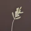 Fleurs décoratives MBF Plante Artificielle Flocage Antlers Feuille Faux Staghorn Plantes Arrangement De Fleurs Accessoires Maison Vase Décoration Murale