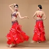 Stage Wear Performance 2023 Belly Dancing Clothing Oriental Dance Outfit 3pcs Set (Bra Belt Skirt) Women Costume Professional