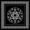 Nappe Nappe Pendule Pentacle Magique Runes Autel Divination 49 49cm