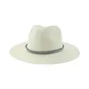Beach Hat Hats for Women Straw Hat Summer Panama Sun Protection Solid Khaki Black White Casual Formal Outdoor Caps Male