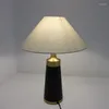 Tafellampen veer bedlampara mesa noche paarse slaapkamer keramische pompoen lamp witte giraf zwart