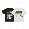 Męskie koszulki 22SSRevenge List Old Metal Broken Skull T-shirt Mężczyźni i kobiety BF pół rękawie T230317